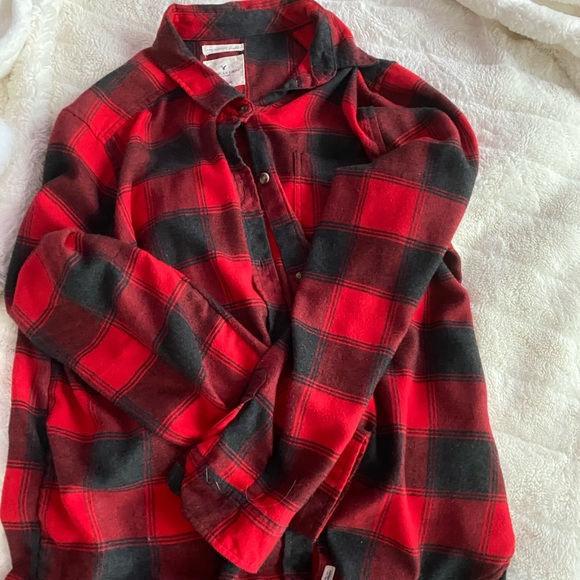American eagle flannel “boyfriend fit” - Picture 2 of 2